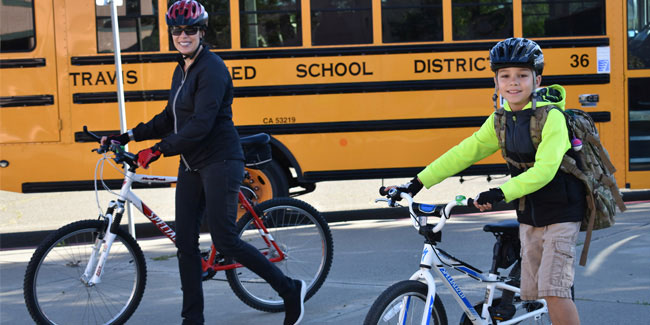 8 May - National Bike to School Day in USA