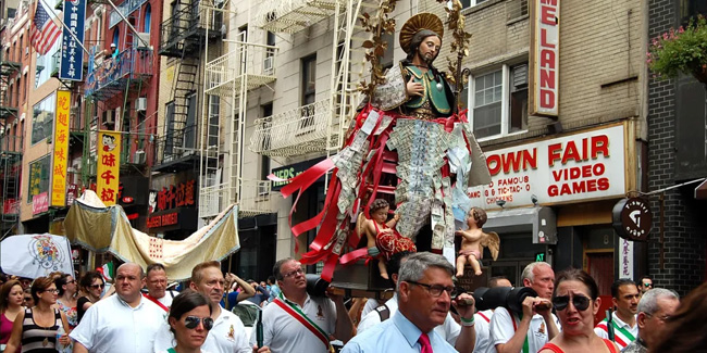 16 August - Saint Rocco's Feast Day in Italy