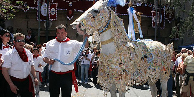 2 May - Festival of the wine horses in Caravaca de la Cruz