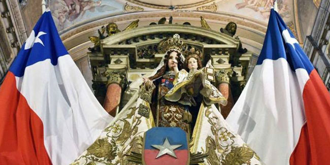 16 July - Day of the Virgin del Carmen, Patroness of Chile