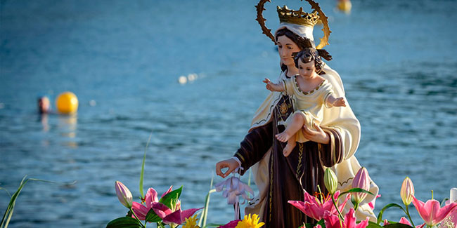 16 July - Fiesta de la Virgen del Carmen in Spain