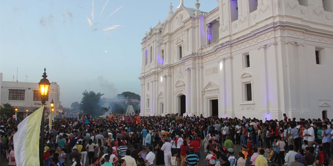 14 August - The Gritería Chiquita or Penitencia in León, Nicaragua