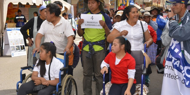 15 October - National Day for Persons with Disabilities in Bolivia