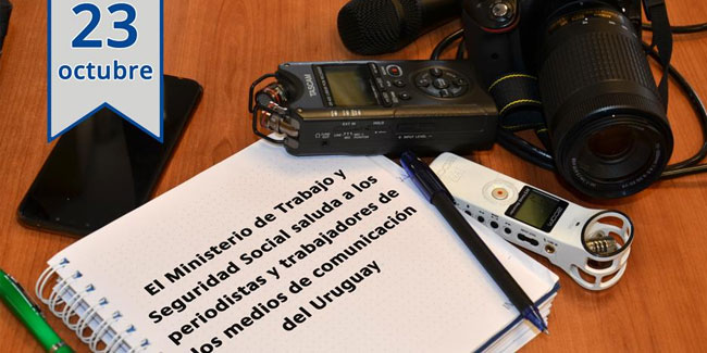 23 October - Journalists' Day in Uruguay