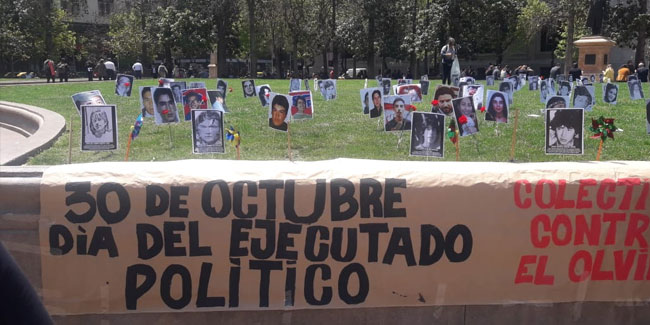 30 October - National Day of the Executed and Politically Executed Persons in Chile