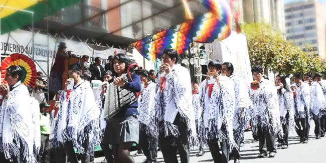 6 August - Independence Day in Bolivia