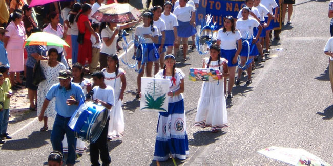 15 September - Independence Day in El Salvador, Honduras, Nicaragua, Guatemala and Costa Rica