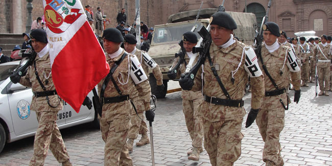 24 September - Armed Forces Day in Peru