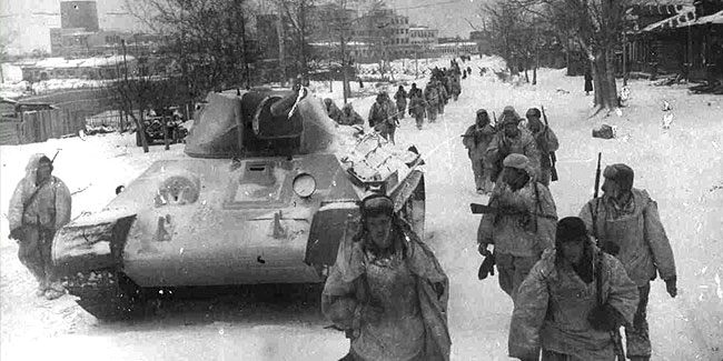 Начало контрнаступления советских войск в битве под Москвой